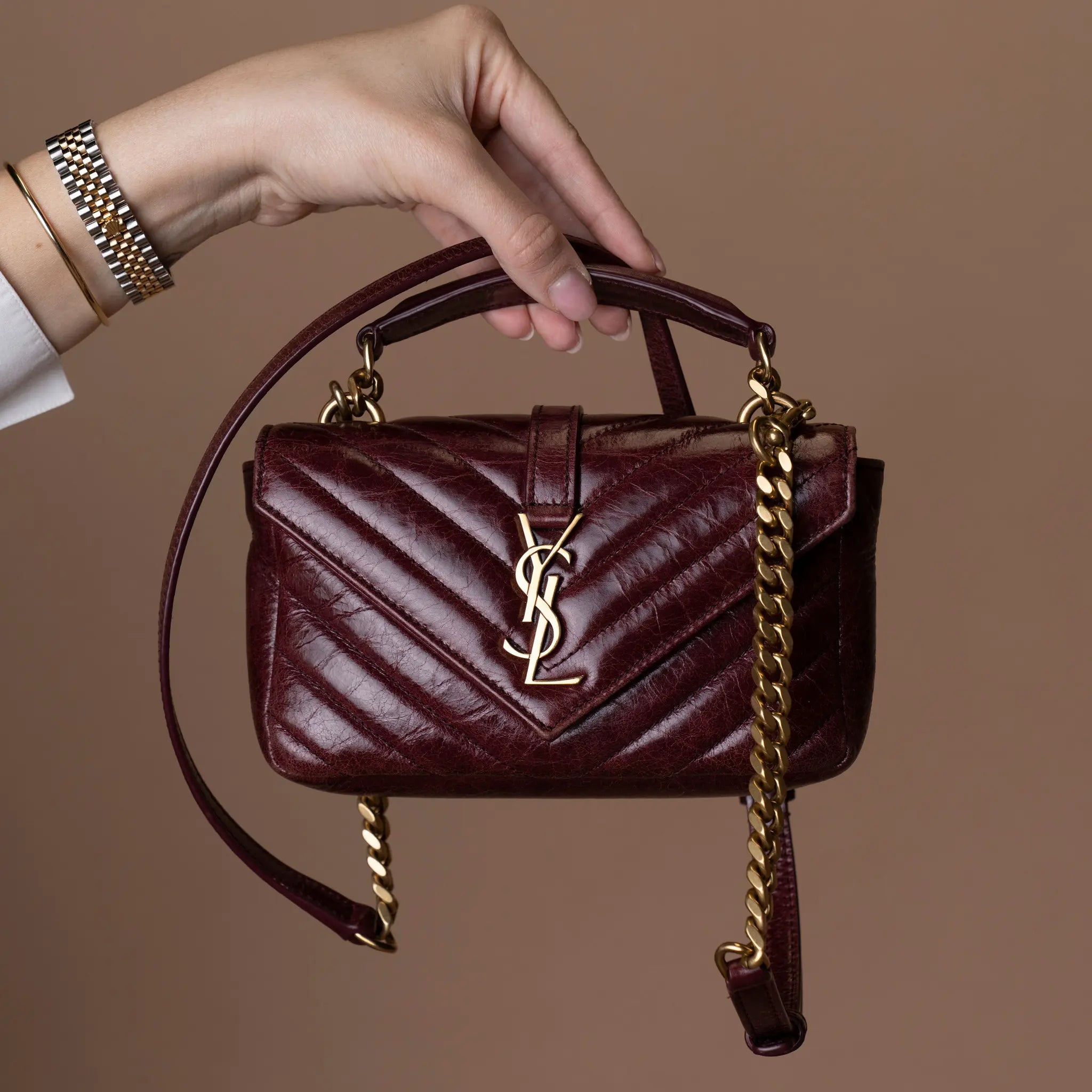 Saint Laurent Mini College — Close-up Detail