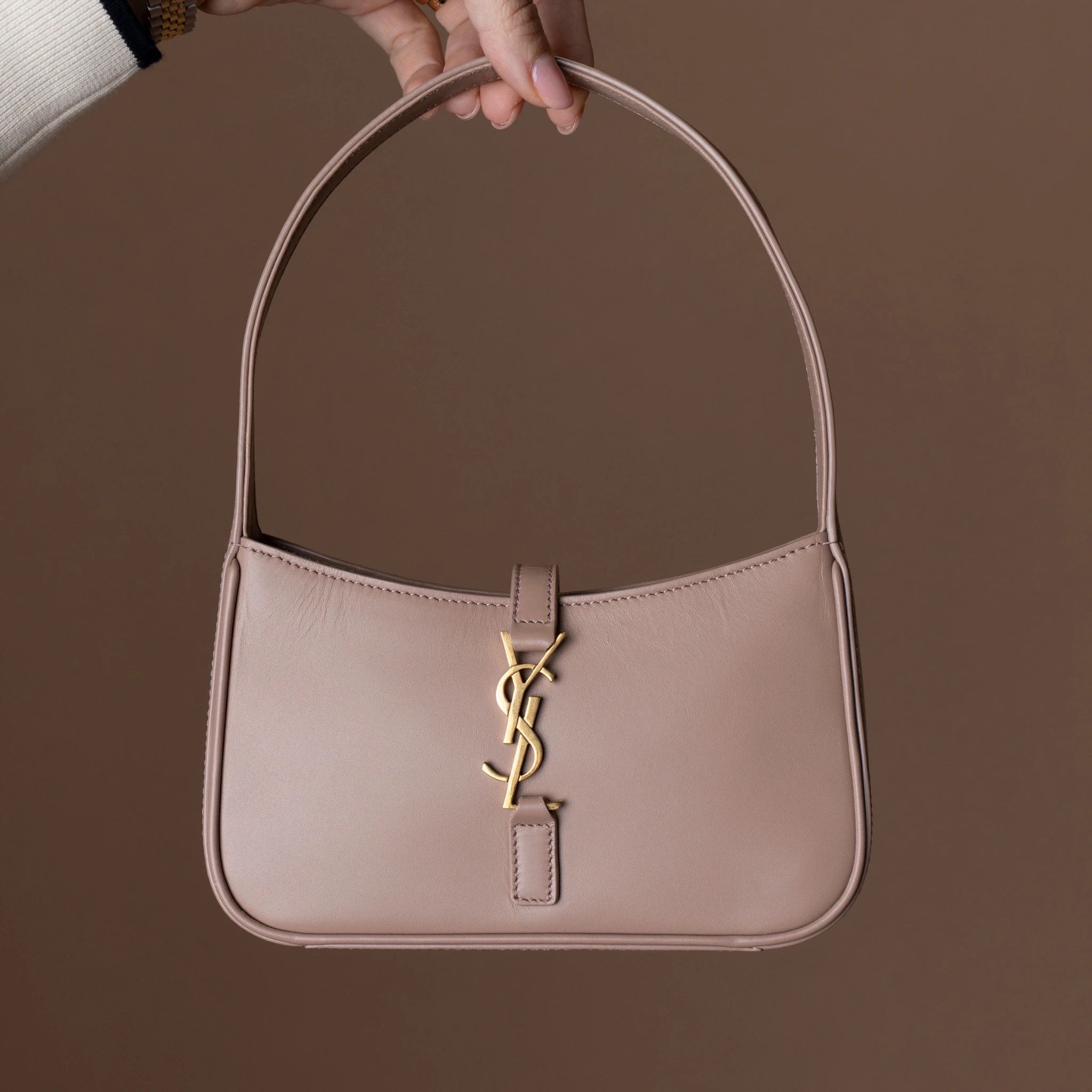 Saint Laurent Mini Smooth Calfskin Le 5 a 7